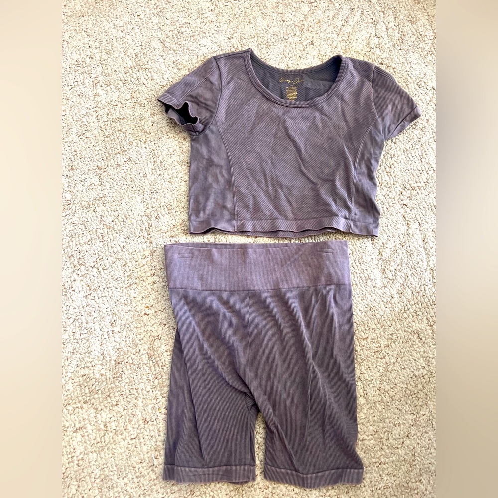 Women’s grey workout set size L/XL